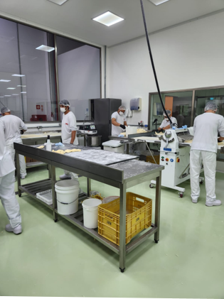 Equipe de produção JRM Foods