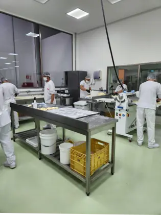 Equipe de produção JRM Foods